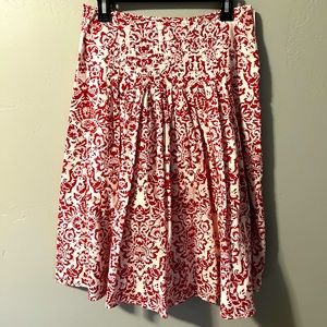 Lapis | Pleated, Lined MIDI Skirt | Medium